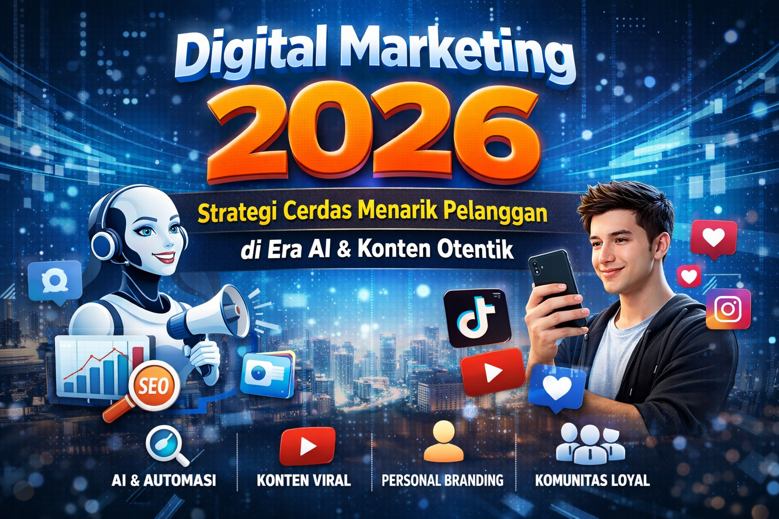 digital-marketing-2026-strategi-cerdas-menarik-pelanggan-di-era-ai-konten-otentik